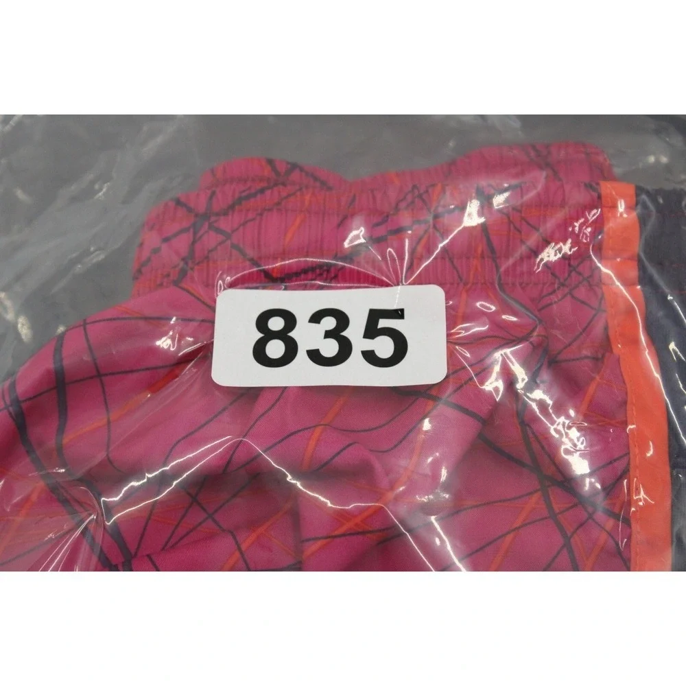 Nike Dri Fit Running Shorts Pink Geometric Print Athletic Shorts Women‎ XS
